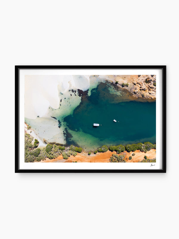 Yardie Creek — wall art print in ShadowBox Black frame · Australia Unseen