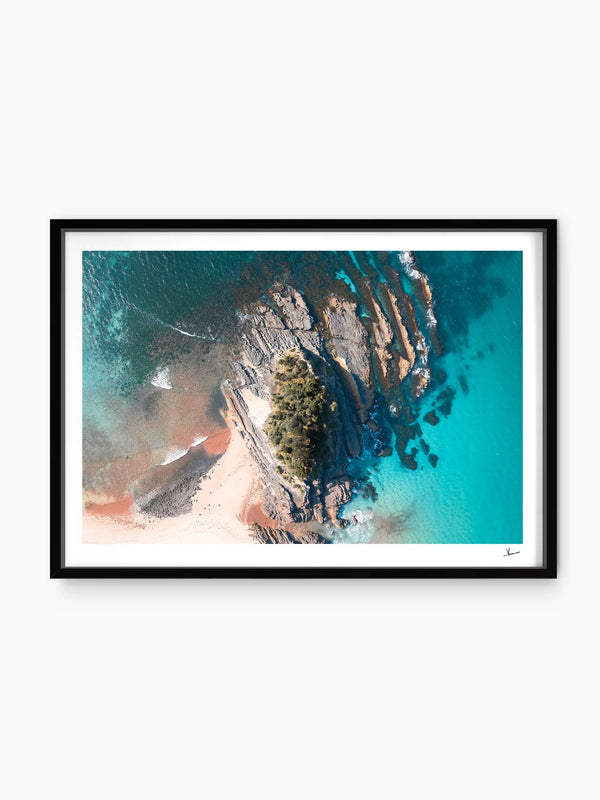 Hedgehog Island 01 (Seal Rocks) - Wall Art Print