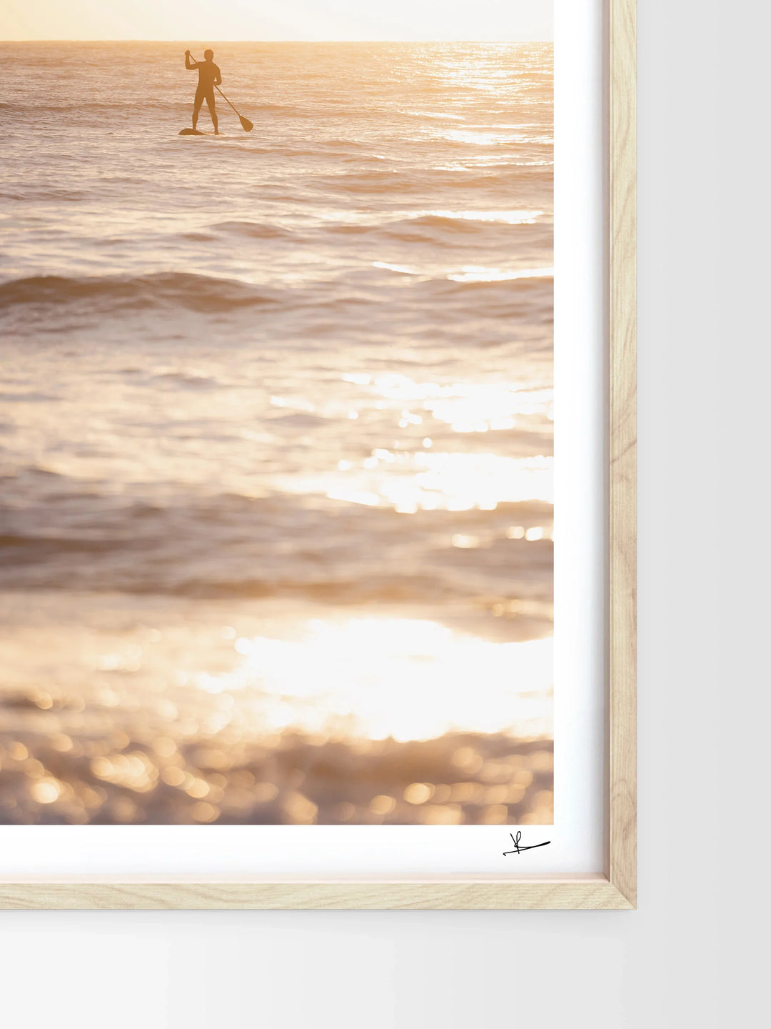 Sunrise stand-up Paddle (Dee Why Beach) - Wall Art Print