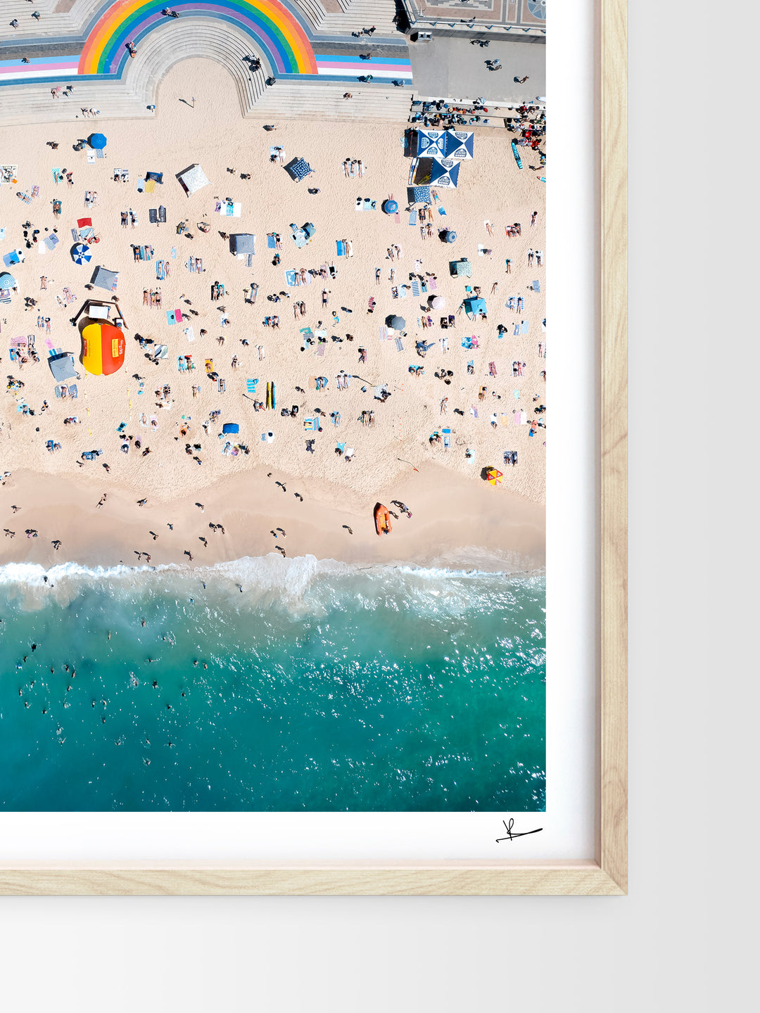 Coogee Beach Rainbow - Sydney Wall Art Print