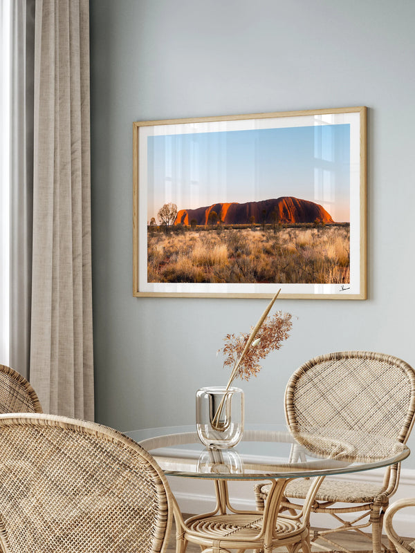 Uluru Sunrise 01 - Australian Wall Art Print