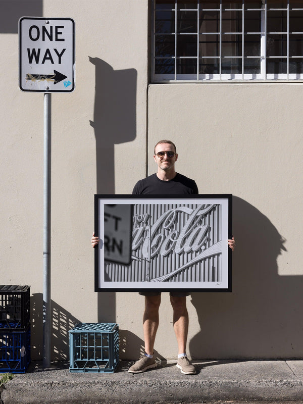 Coke Sign 02 - Wall Art Print