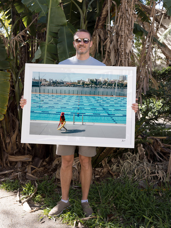 ABC pool 01 - Wall Art Print