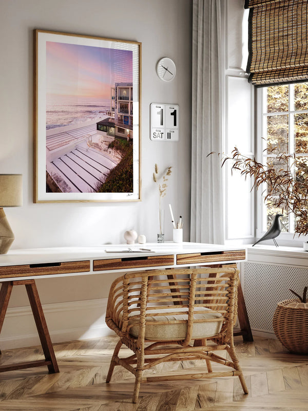 Thursday Cleaning Day – Bondi Icebergs Wall Art Print