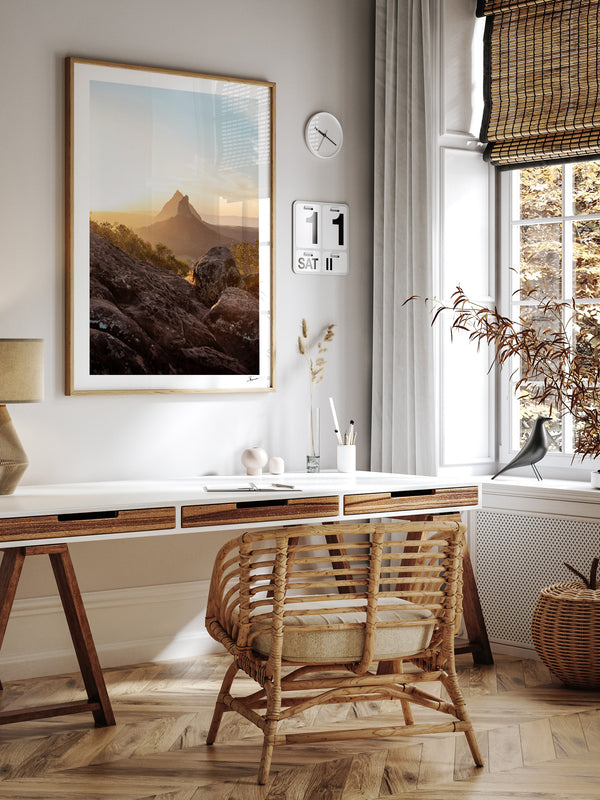 Glass House Mountains 01 - Wall Art Print