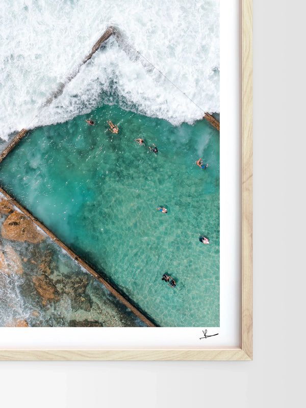 Cronulla pool 02 (northern bath) - Wall Art Print