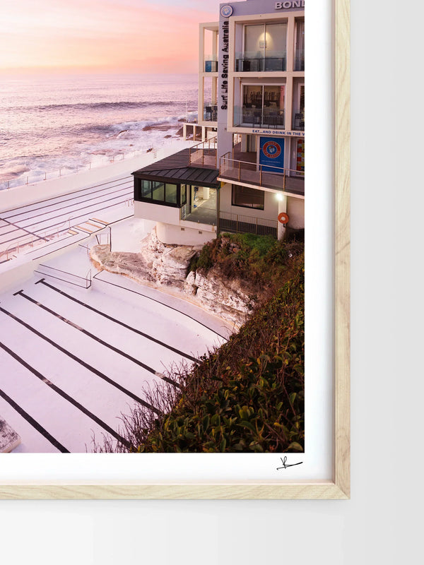 Thursday Cleaning Day – Bondi Icebergs Wall Art Print