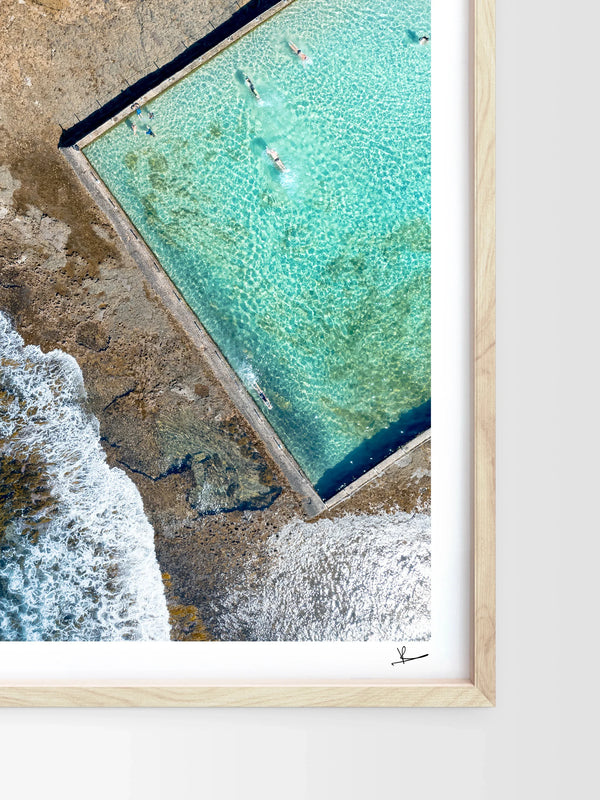 Cronulla - Shelly Beach Pool 02 - Wall Art Print