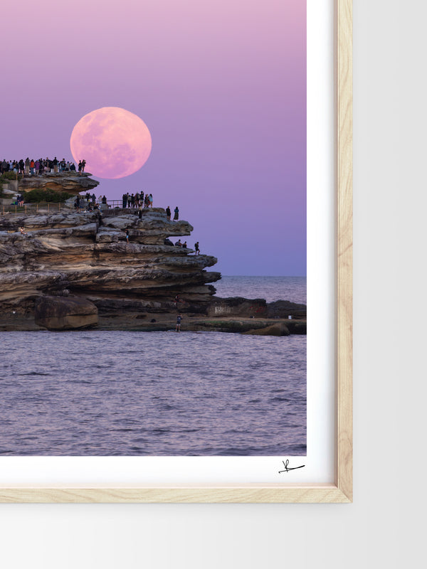 Bondi Super Moon – Limited Edition Wall Art Print