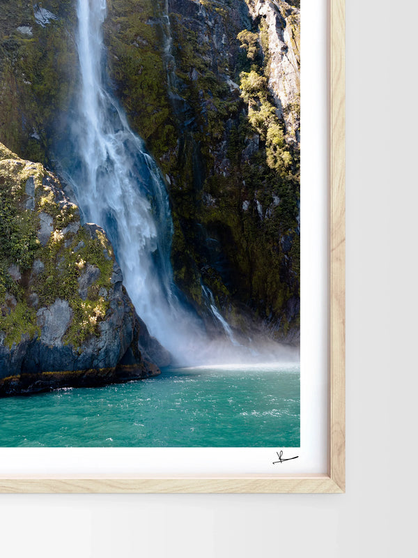 Stirling Falls 02 – Milford Sound New Zealand Wall Art Print