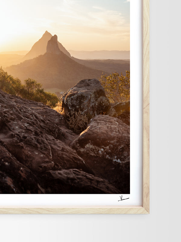 Glass House Mountains 01 - Wall Art Print