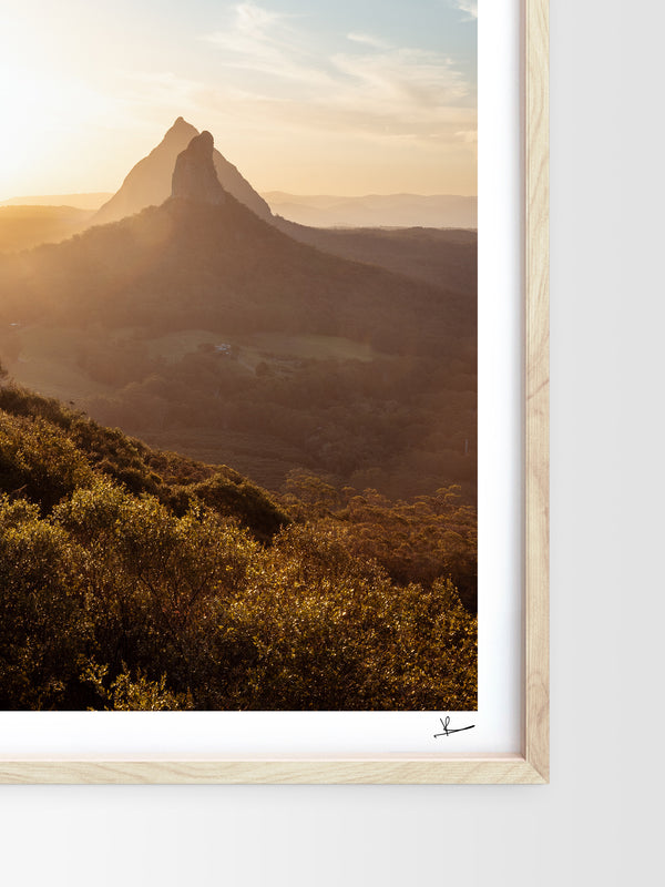 Glass House Mountains 03 - Wall Art Print