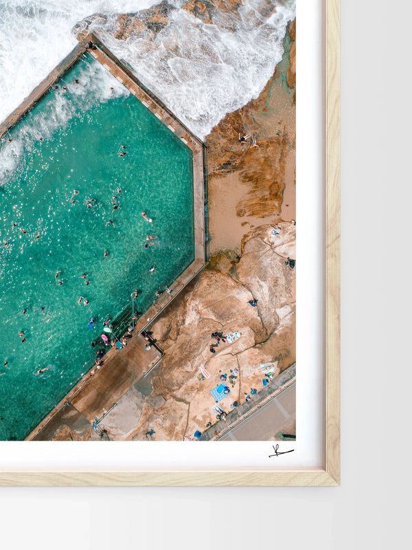 Cronulla pool 04 (southern bath) - Wall Art Print