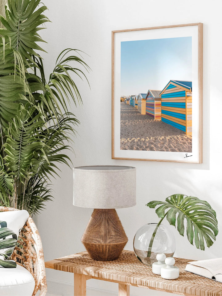 Brighton Bathing Boxes 04 - Wall Art Print