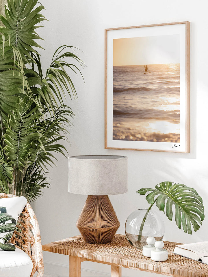 Sunrise stand-up Paddle (Dee Why Beach) - Wall Art Print