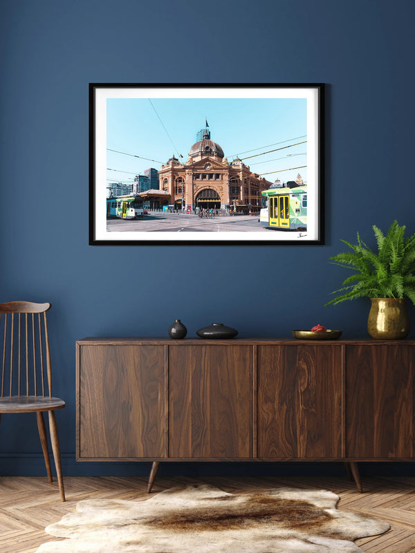 Flinders Street Station (day time) - Wall Art Print