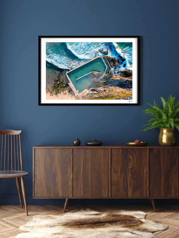 South Curl Curl Pool 01 - Wall Art Print