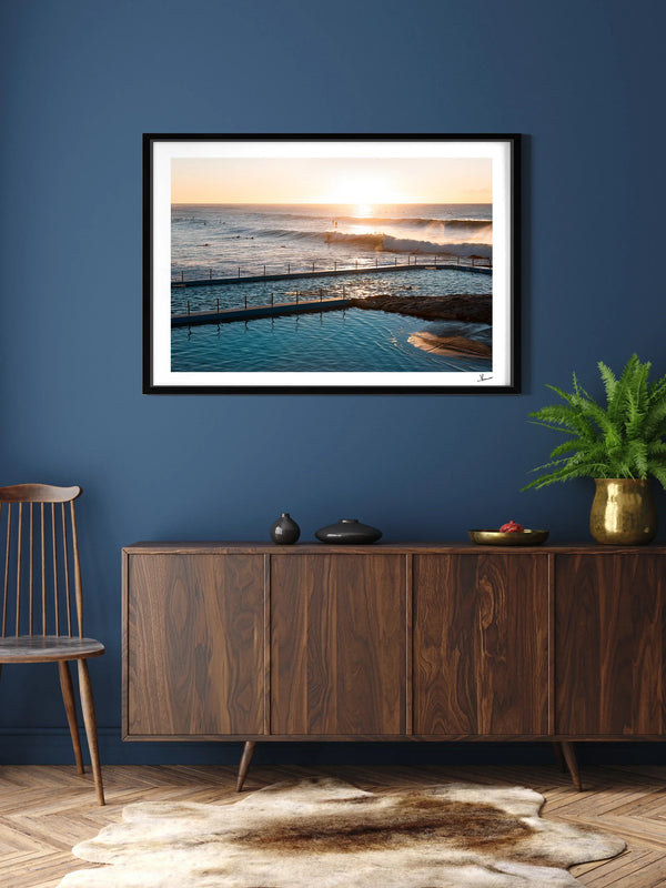 South Curl Curl Pool 02 - Wall Art Print