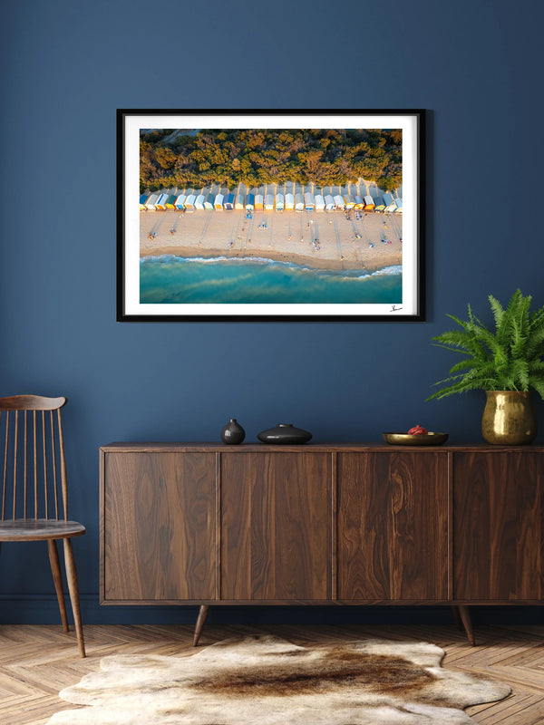 Brighton Bathing Boxes 01 - Wall Art Print