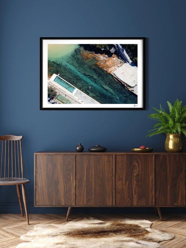 Geoff James Pool (Clovelly Baths) 01 - Wall Art Print