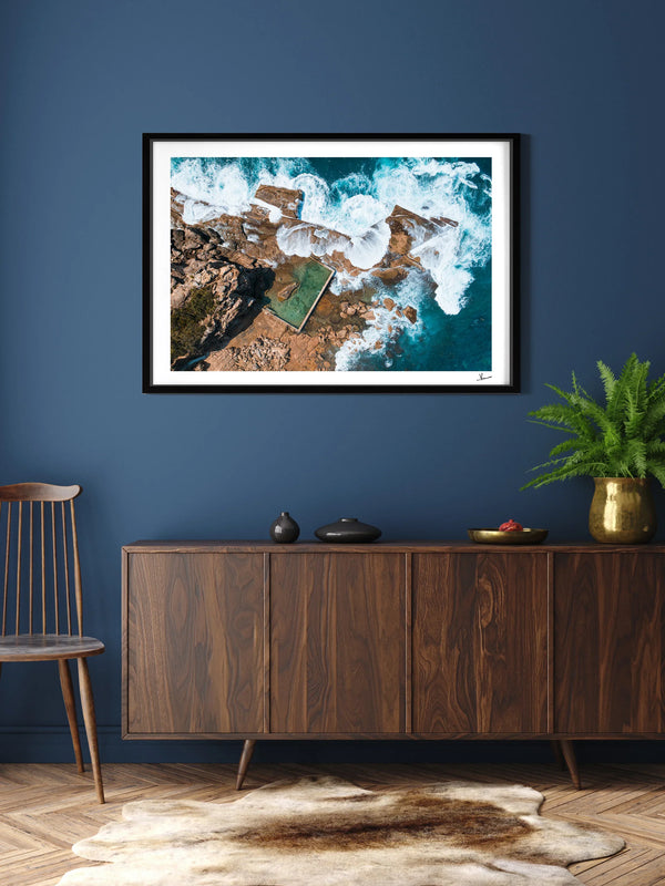 North Curl Curl Pool 01 - Wall Art Print