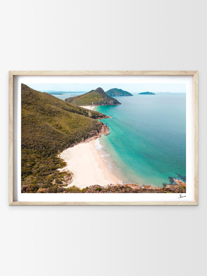 Wreck Beach – Nelson Bay – Port Stephens Wall Art Print