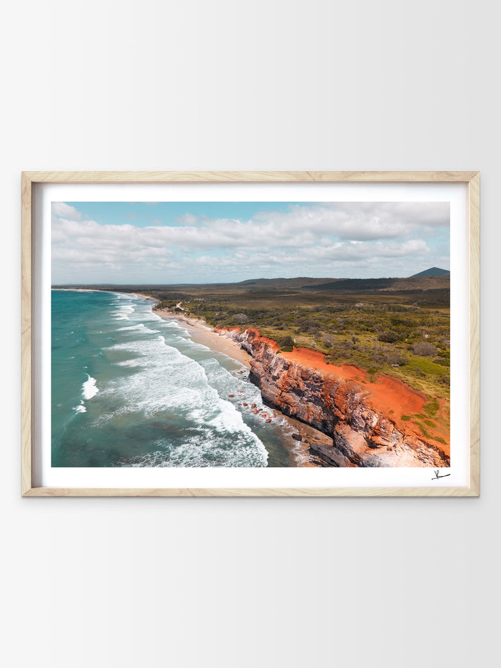 Red Cliff 01 - Wall Art Print