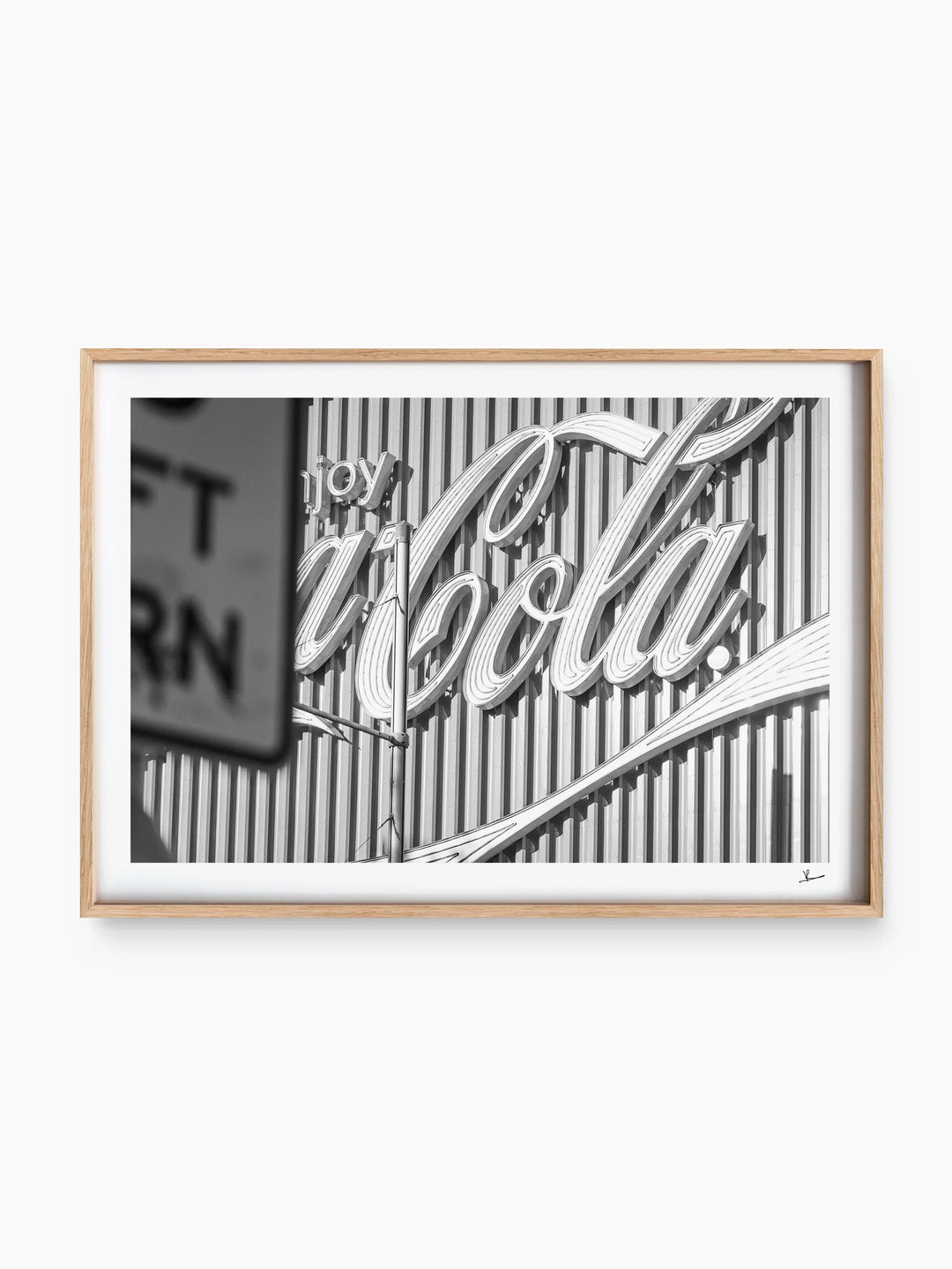 Coke Sign 02 - Wall Art Print