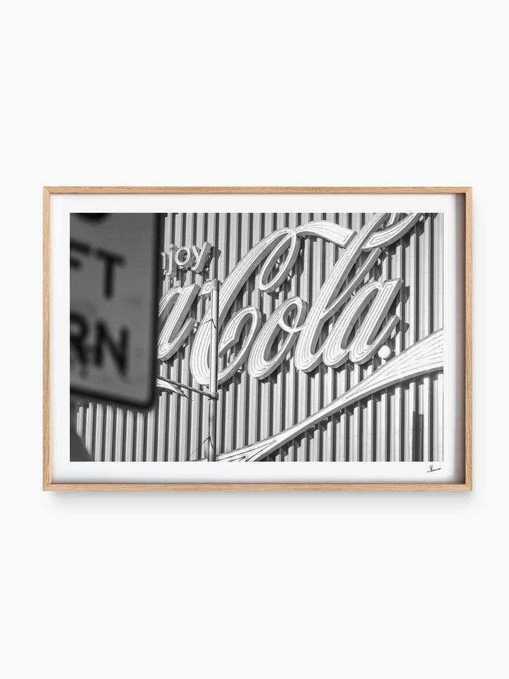 Coke Sign 02 - Wall Art Print