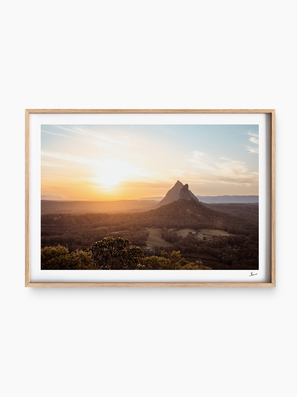 Glass House Mountains 02 - Wall Art Print