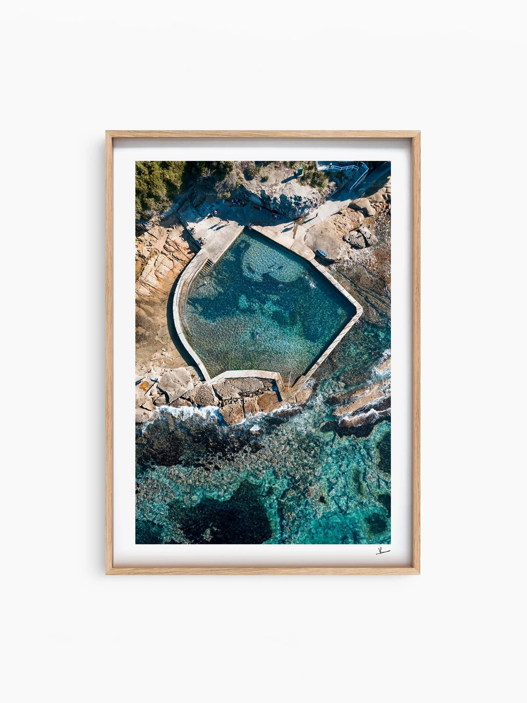 Malabar Rock Pool 01 - Wall Art Print
