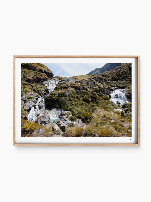 Routeburn Falls – New Zealand Wall Art Print