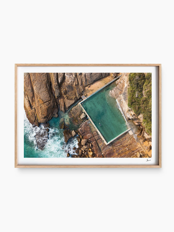 Whale Beach Rock Pool 02 - Northern Beaches Wall Art Print