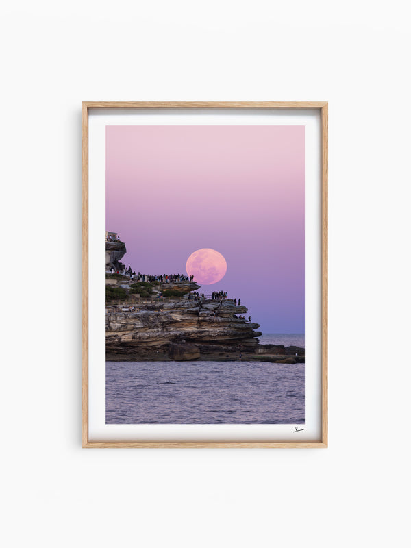 Bondi Super Moon – Limited Edition Wall Art Print