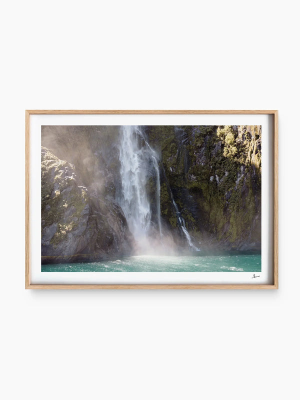 Stirling Falls 03 – Milford Sound New Zealand Wall Art Print