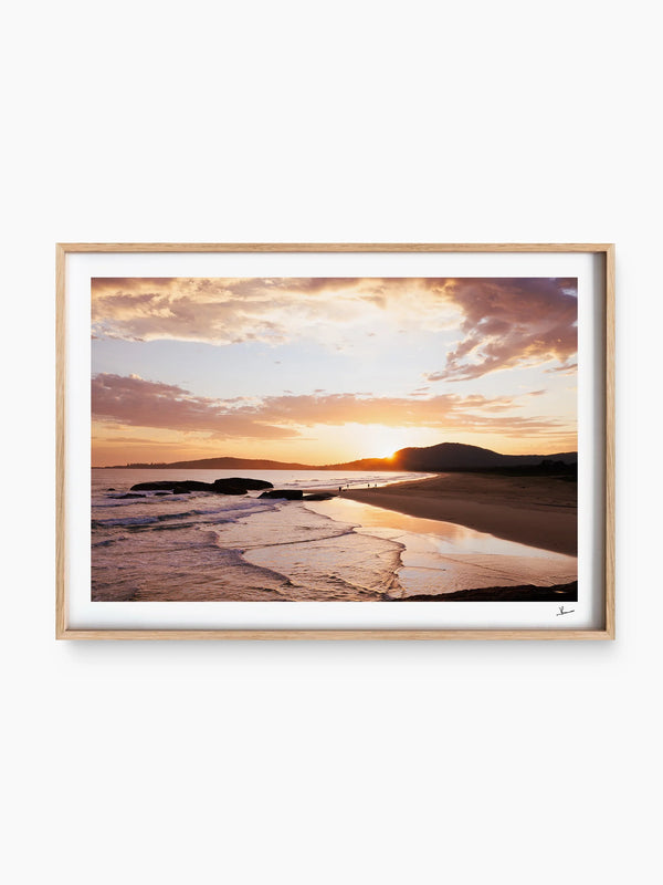 Trial Bay Front Beach Sunrise 01 (South West Rocks) - Wall Art Print