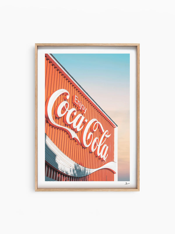 Coke Sign 01 - Wall Art Print