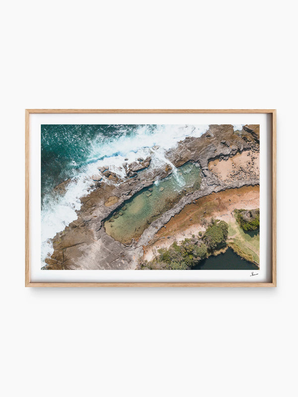 Angourie Rock Pool 02 - Wall Art Print