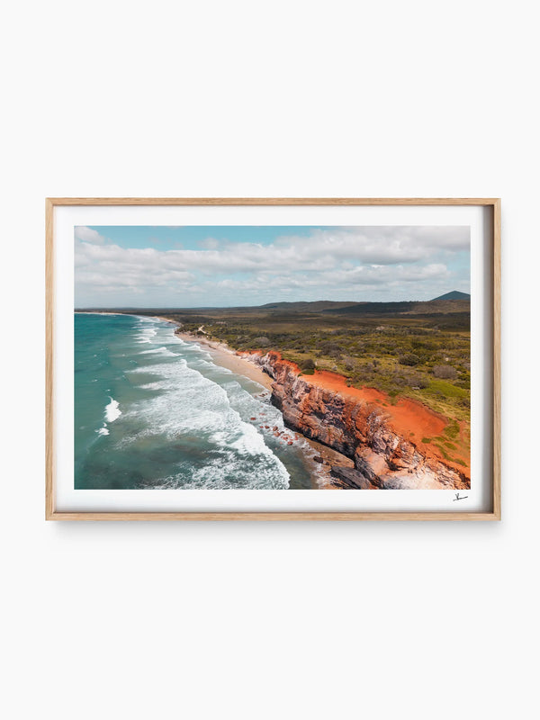 Red Cliff 01 - Wall Art Print