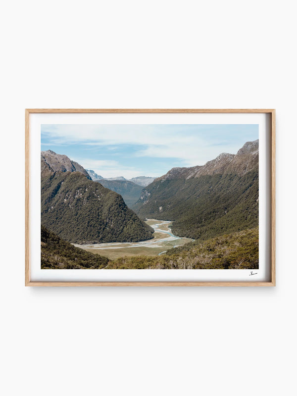 Routeburn Flats 02 – New Zealand Wall Art Print
