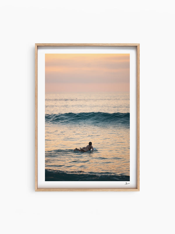 Quiet Paddle - Bondi Beach Wall Art Print