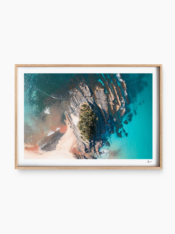 Hedgehog Island 01 (Seal Rocks) - Wall Art Print