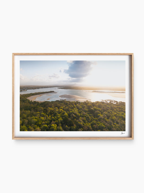 Sunset over Noosa River – Sunshine Coast Wall Art Print