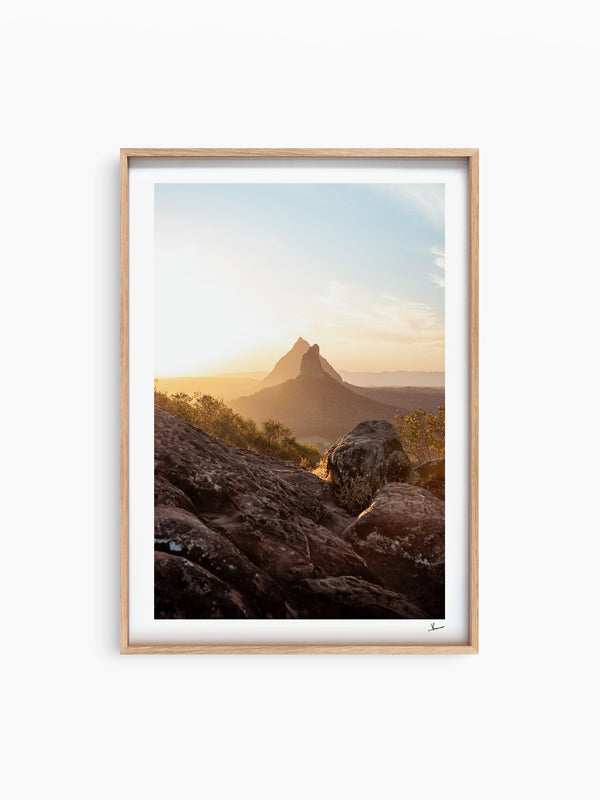 Glass House Mountains 01 - Wall Art Print
