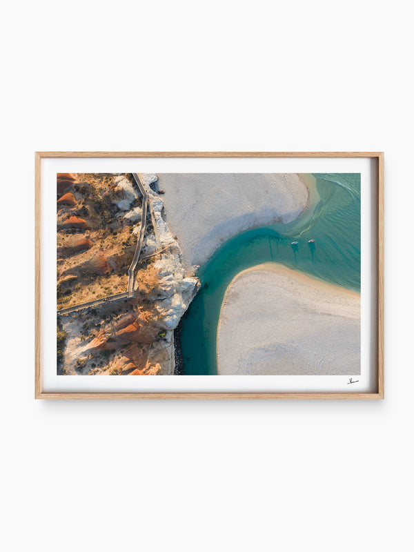 Onkaparinga River Mouth – South Australia Wall Art Print