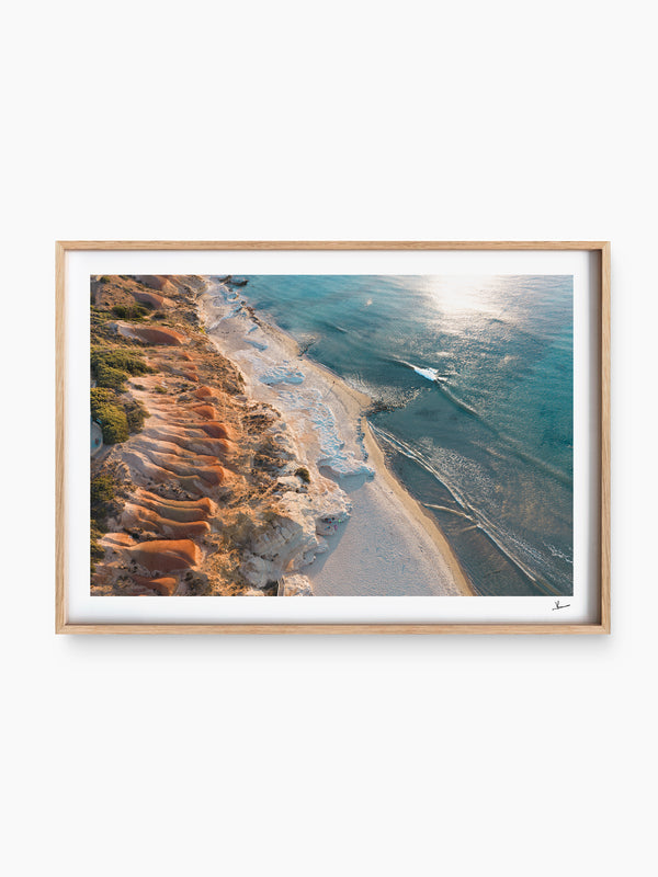 Golden Contours – South Australia Wall Art Print