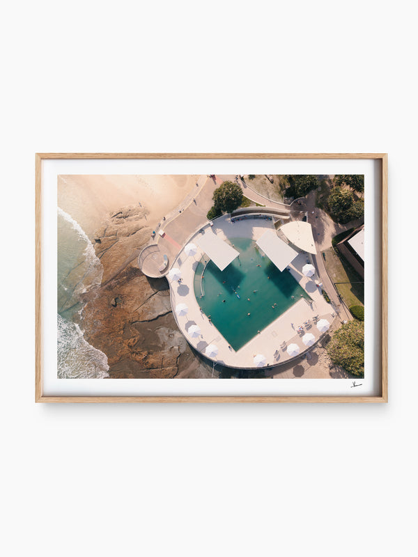 Kings Beach Pool 01 – Sunshine Coast Wall Art Print