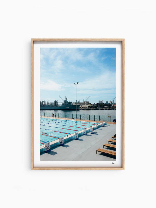 ABC pool 03 - Wall Art Print