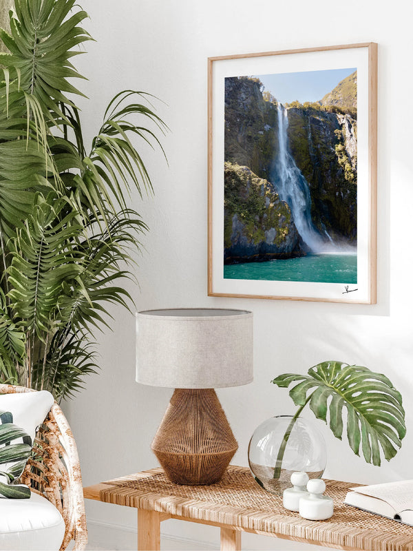 Stirling Falls 02 – Milford Sound New Zealand Wall Art Print