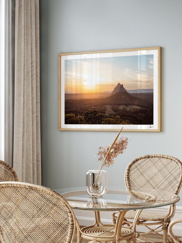 Glass House Mountains 02 - Wall Art Print